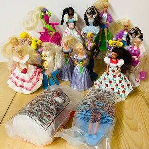 Vintage Barbie Happy Meal McDonald’s Kid Toys Lot of 19 1990s Toys